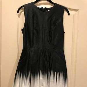 Milly Black and White Ombré Dress Size 4